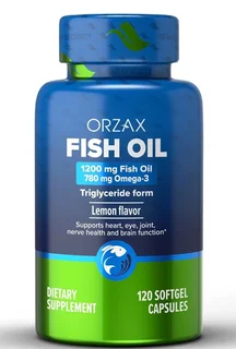 Orzax Фиш Ойл (Рыбий жир, Омега) Omega, 120 капсул
