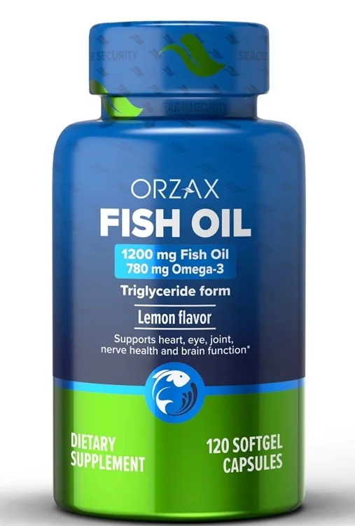 Orzax Фиш Ойл (Рыбий жир, Омега) Omega, 120 капсул