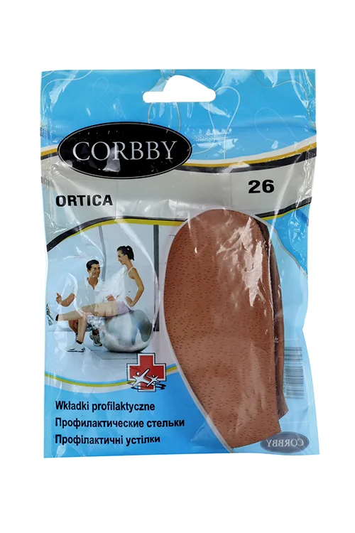 Стельки Корбби кожа+латекс р.26 Ortica