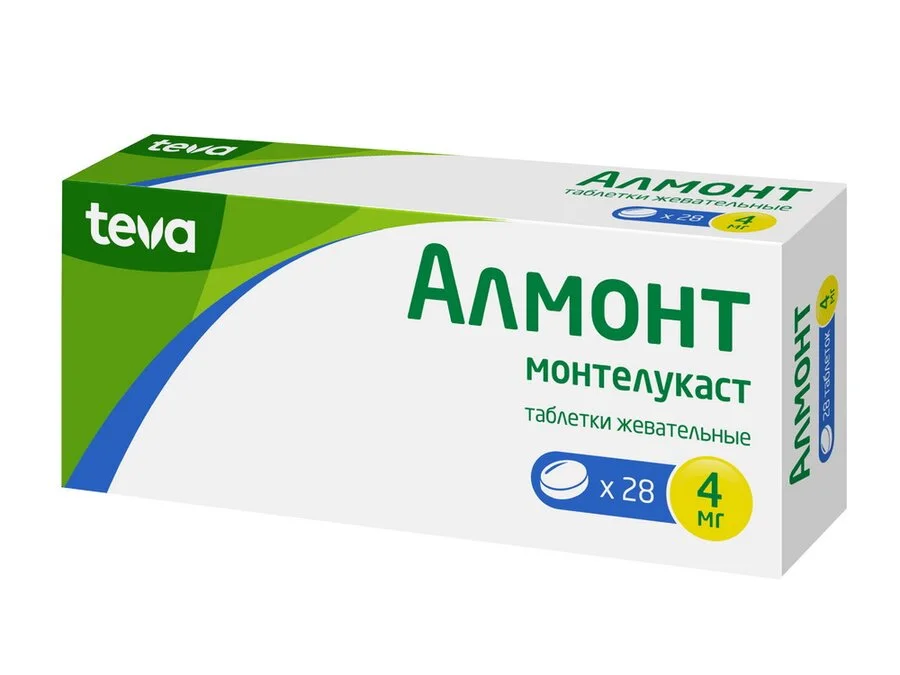 Алмонт таблетки 4 мг 28 шт