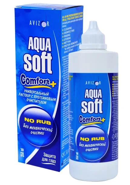 Раствор Для Ухода За Конт. Линзами Aqua Soft Comfort+ 250 мл C Контейнером