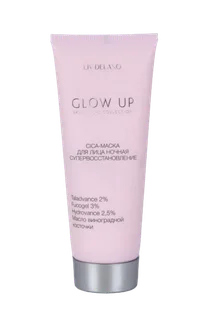 Cica-маска Liv Delano Glow UP супервосстановление для лица ночная 70 гр