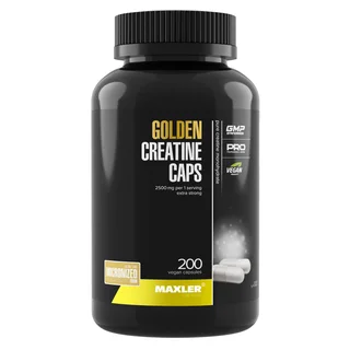Креатин Голден (Golden), 200 веганских капсул, Maxler