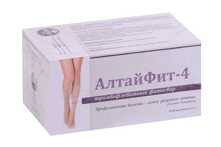 Фитосбор АлтайФит-4 тромбофлебитный 2 гр 20 шт ф/п