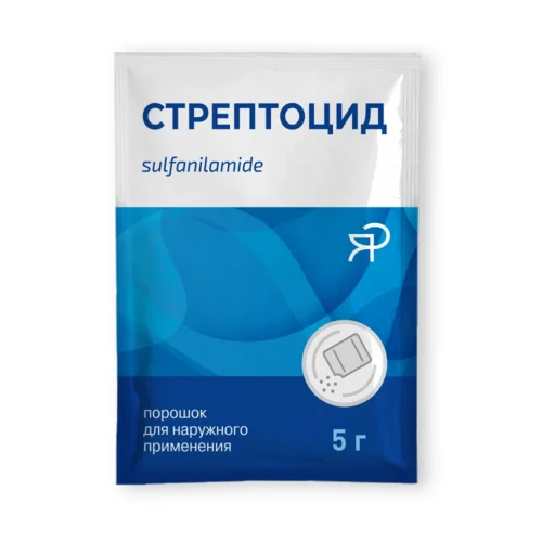 Стрептоцид порошок 5 г 3 шт