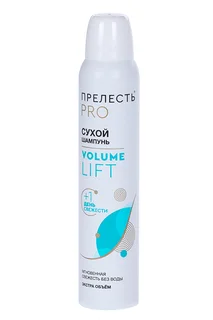 Шампунь Прелесть Professional для очищения волос сухой volume lift без белого налета 200 мл