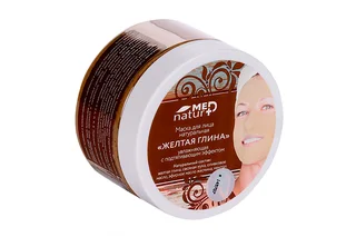 Маска Naturmed Глина желтая для лица 250 мл