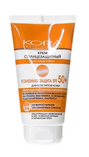 Крем солнцезащитный SPF50+ 150 мл Kora