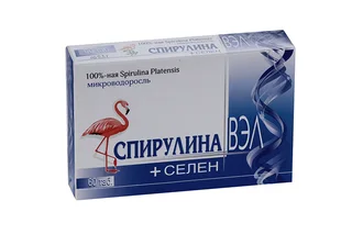 Спирулина Вэл+Селен 0,5 гр 60 шт таблетки