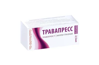 Травапресс 0,04 мг / мл 2,5 мл капли глазные