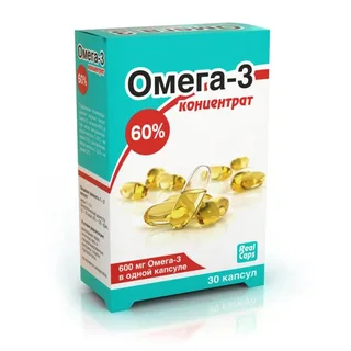 Омега-3 Концентрат 60% капсулы 1000 мг 30 шт