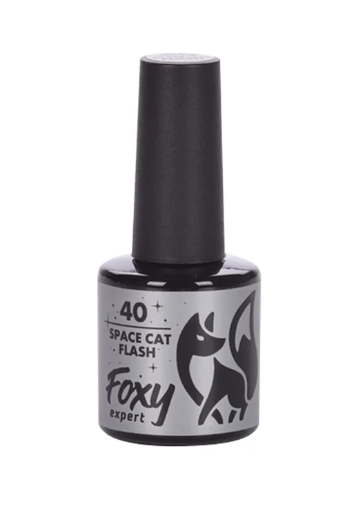 Гель-лак Foxy Expert Space CAT Flash светоотражающий для ногтей №40 8 мл
