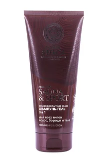 Шампунь-гель для душа Natura Siberica Sauna&Sport for Men 3в1 парфюмированный 200 мл