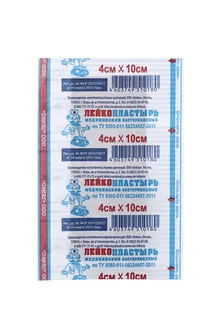 Лейкопластырь Лейко мед бактериц 4×10 см