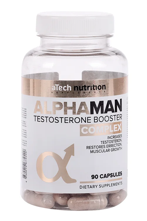 Средство для повышения тестостерона aTech nutrition Alphaman капсулы 90 шт