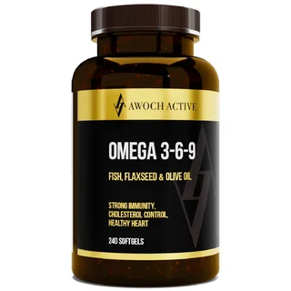 Омега-3-6-9, 240 капсул, Awochactive