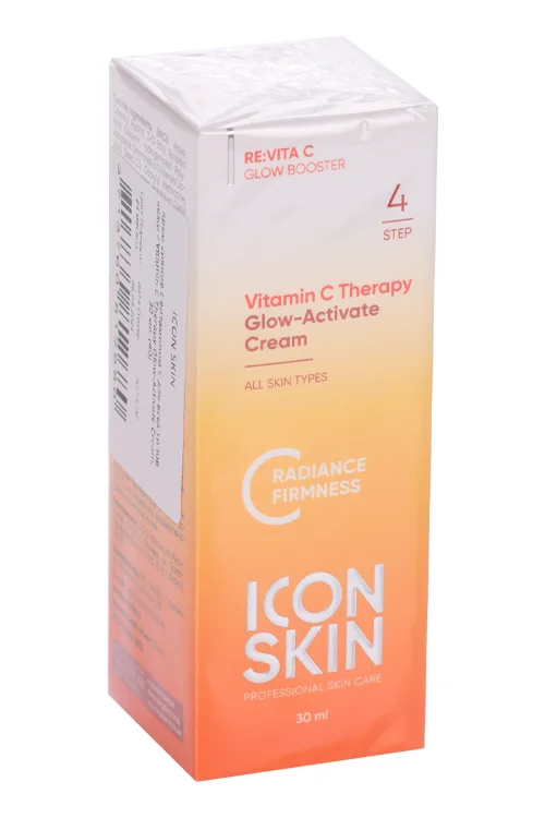Крем Icon Skin Vitamin C Therapy с витамином С и морским коллаг увлаж для лица для всех тип 30 мл