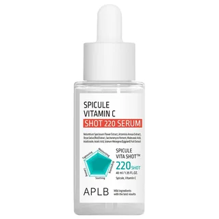 Осветляющая сыворотка с микроиглами и витамином С Spicule Vitamin C Shot 220 Serum, 40 мл, Aplb