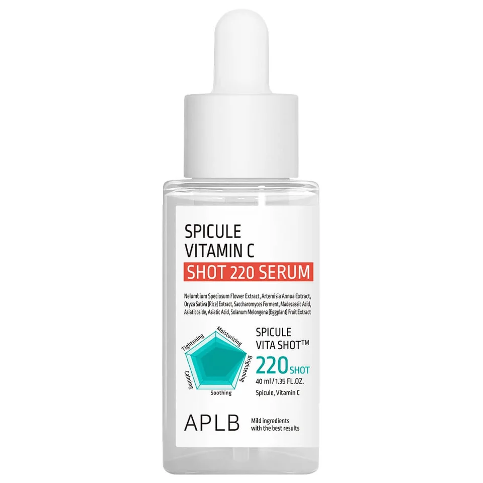 Осветляющая сыворотка с микроиглами и витамином С Spicule Vitamin C Shot 220 Serum, 40 мл, Aplb