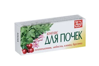 Комплекс для почек Биокор золототысячн / любисток / клюква / брусника 40 шт драже
