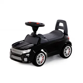 Игрушка Полесье Каталка-автомобиль SuperCar №6 со звуковым сигналом черная