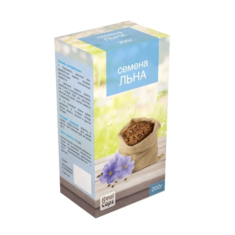 Льна семена семена 200 г