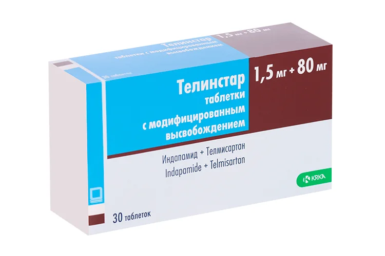 Телинстар таблетки 1.5+80 мг 30 шт