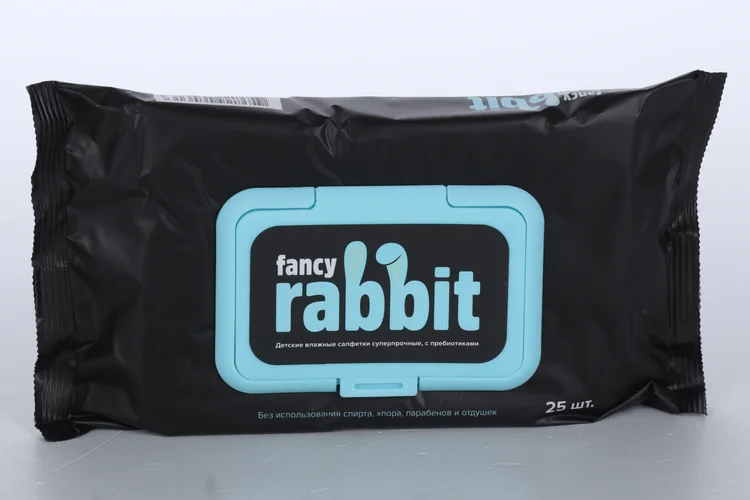 Салфетки влаж Fancy Rabbit детские 25 шт
