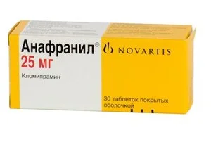 Анафранил таб. п/о 25 мг 30 шт