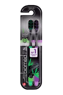 Зубная щетки Biomed Black набор 2 шт