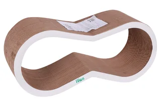 Когтеточка Frais из картона 65×25×22 см свитч черная