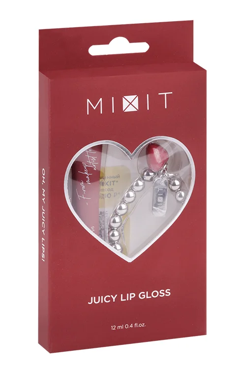Блеск для губ Mixit глянцевый make up juicy тон 03 12 мл