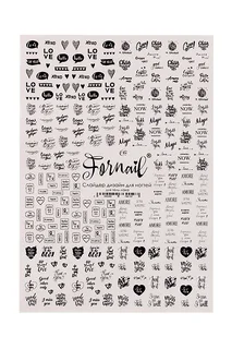 Слайдер Fornail для дизайна ногтей / гель лака значки черный