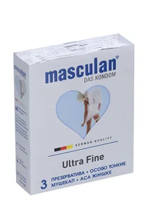 Презервативы Masculan DAS Kondom Ultra Fine 3 шт
