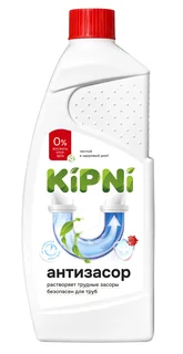 Средство для устранения засоров KiPNi 1л.