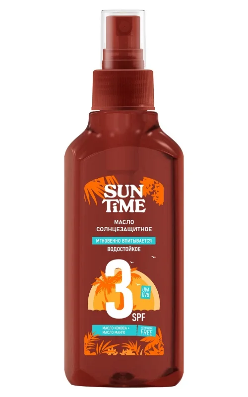 Масло Sun Time SPF-3 160 мл