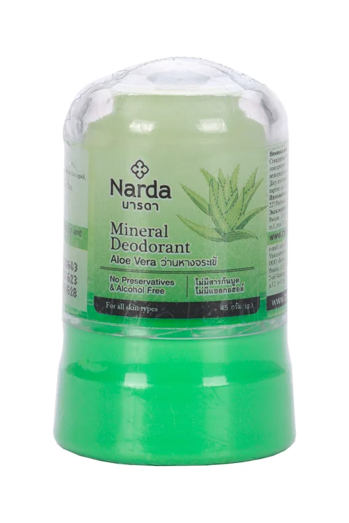 Дезодорант Narda Mineral deodorant кристаллический Aloe Vera 45 гр