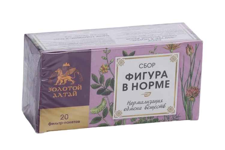 Сбор Золотой Алтай Фигура в норме 1,5 гр 20 шт