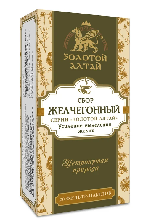 Желчегонный сбор Золотой Алтай 1,5 гр 20 шт