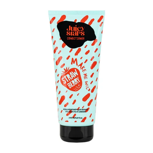 Кондиционер для волос Juicy Stars гладкость и сияние Крышесносная ЗЕмлЯНИКА 200 мл