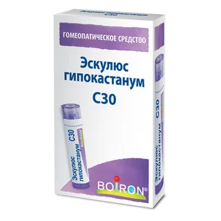 Эскулюс гипокастанум, 4 г, гранулы гомеопатические C30