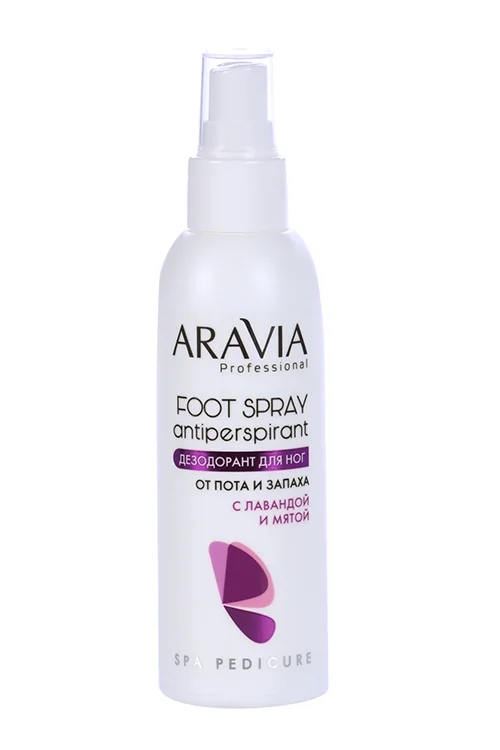 Дезодорант Aravia Professional Foot Spray Antiperspirant с лавандой / мятой для ног 150 мл
