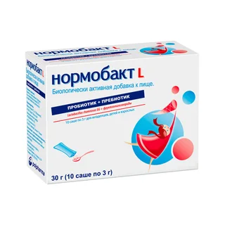 Нормобакт Л порошок 3 гр 10 шт