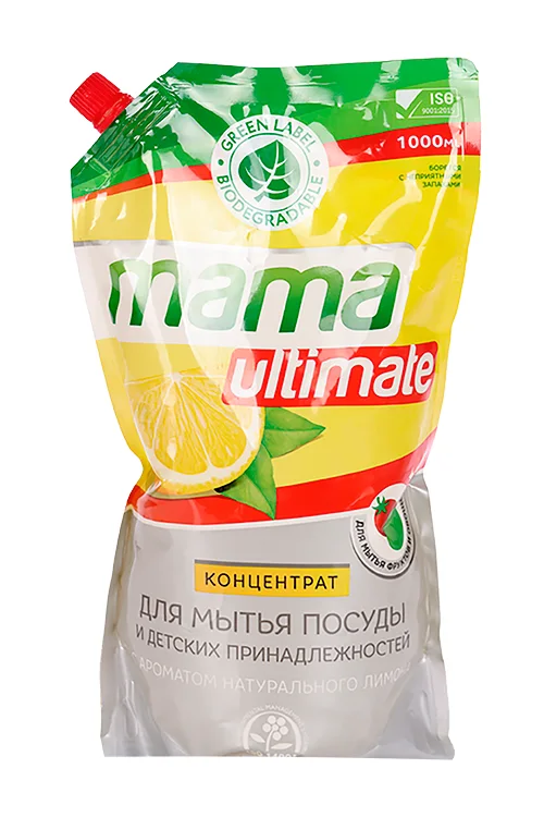 Концентрат Mama Ultimate для мытья посуды с ароматом лимона 1 л