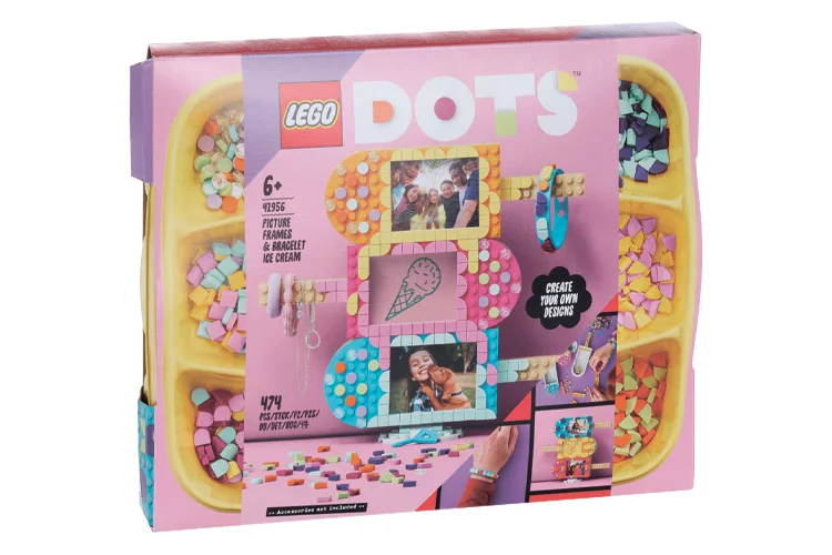Конструктор Lego DOTs браслет и бирка для сумки карамельная киса