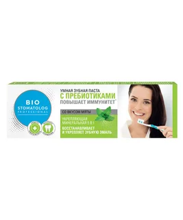 Зубная паста Bio Stomatolog Professional 5 в1 укреп минерал, 75 мл