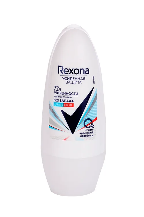 Антиперспирант-шарик Rexona для него для нее Защита и свежесть 72 ч 50 мл
