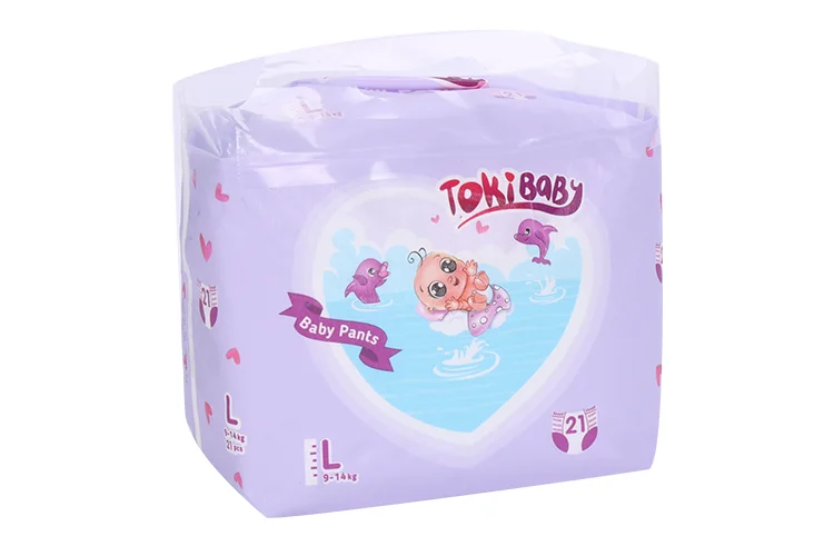 Подгузники-трусики TokiBaby дет L (9-14 кг) 21 шт