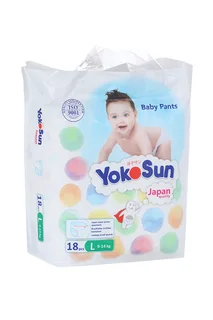 Подгузники-трусики YokoSun L (9-14 кг) 18 шт