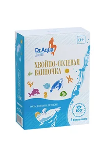 Соль для ванн детская Хвойно-солевая ванночка 450 гр
